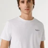 T-shirt med logotryck i slim fit T-shirt med logotryck i slim fit