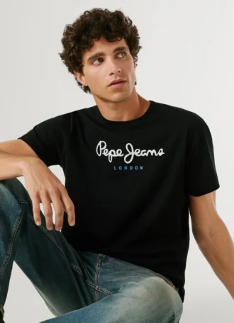 t shirt med logotyp i normal passform 1 1 330x456 - T-shirt med logotyp i normal passform