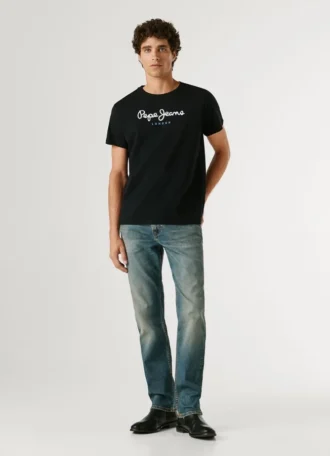 t shirt med logotyp i normal passform 2 1 330x456 - T-shirt med logotyp i normal passform