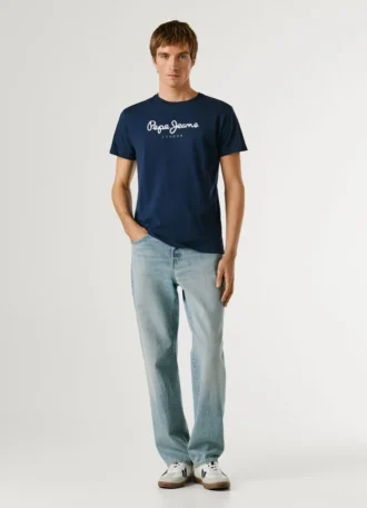 t shirt med logotyp i normal passform 2 2 330x456 - T-shirt med logotyp i normal passform