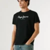 T-shirt med logotyp i normal passform T-shirt med logotyp i normal passform