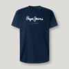T-shirt med logotyp i normal passform T-shirt med logotyp i normal passform