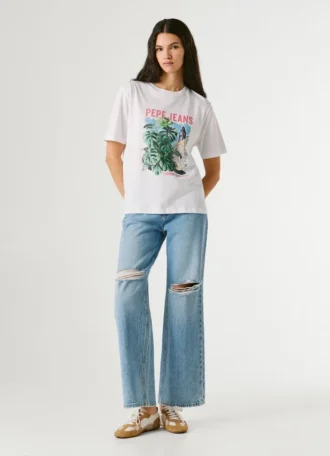 T-shirt med tryck