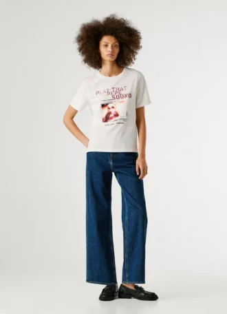 T-shirt med tryck