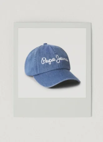 Twillkeps med broderat logo