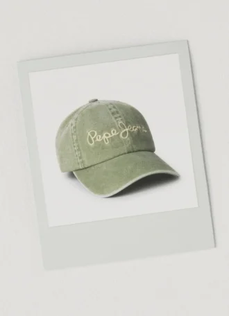 Twillkeps med broderat logo