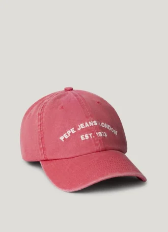 Twillkeps med broderat logo